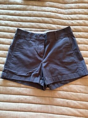 J. Crew Navy Cotton Chino Bermuda Shorts